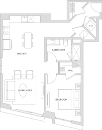 1 bed, 1 bath, 845 sqft, $3,385