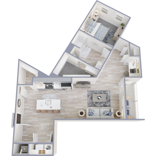 1 bed, 1 bath, 1,014 sqft, $1,900