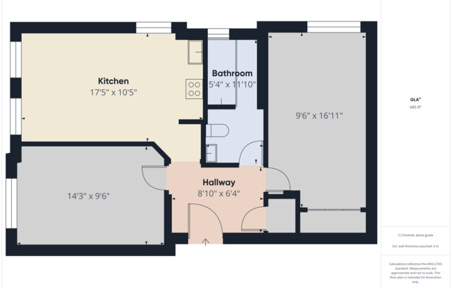 2 beds, 1 bath, $1,475, Unit 101
