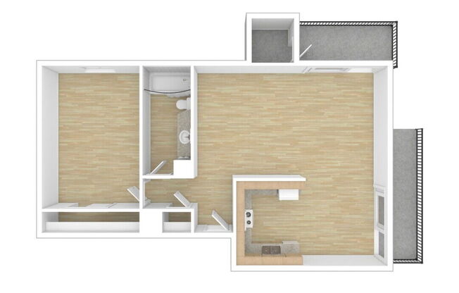 1 bed, 1 bath, 759 sqft, $1,845