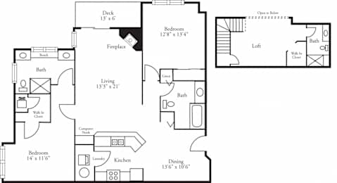2 beds, 3 baths, 1,677 sqft, $2,427