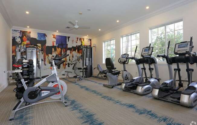 Fitness Center with Cardio Equipment