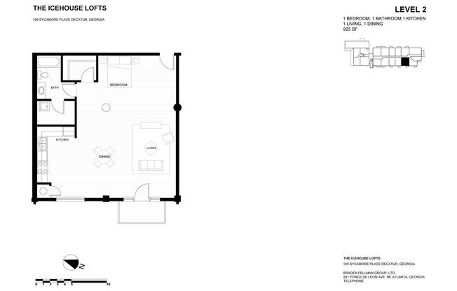 Studio, 1 bath, 925 sqft, $1,800, Unit A-505