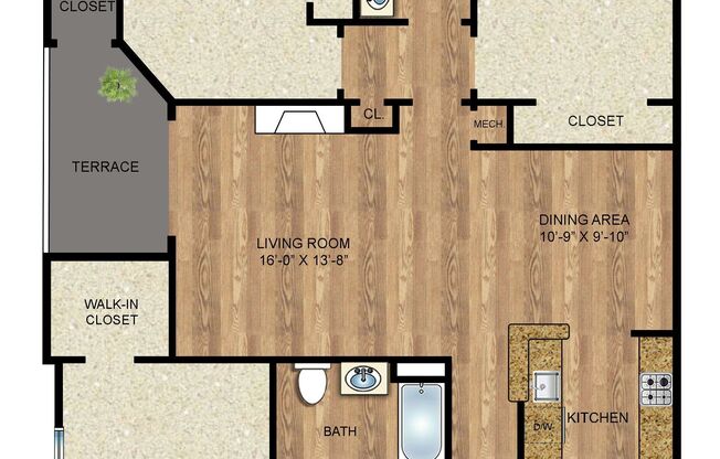 3 beds, 2 baths, 1,237 sqft, $2,770