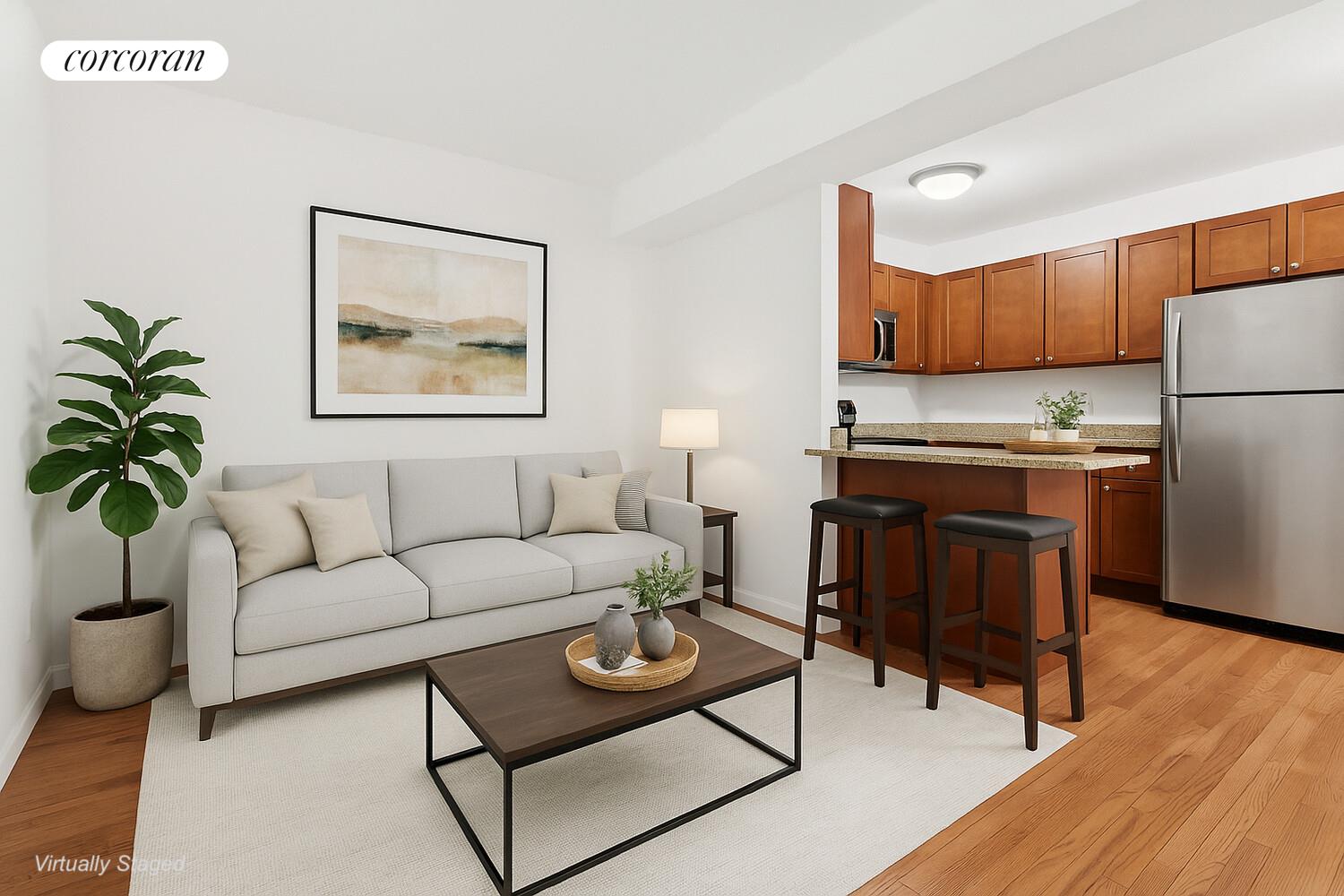 2 beds, 1 bath, $5,000, Unit 6D