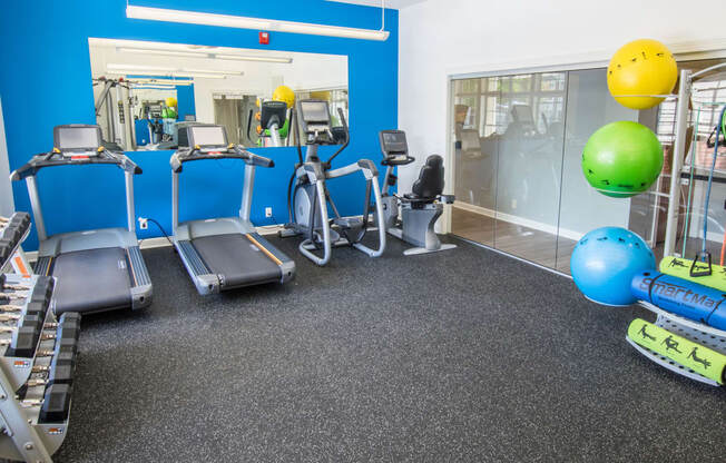 Fitness Center at Norhardt Crossing Apartments in Brookfield, WI