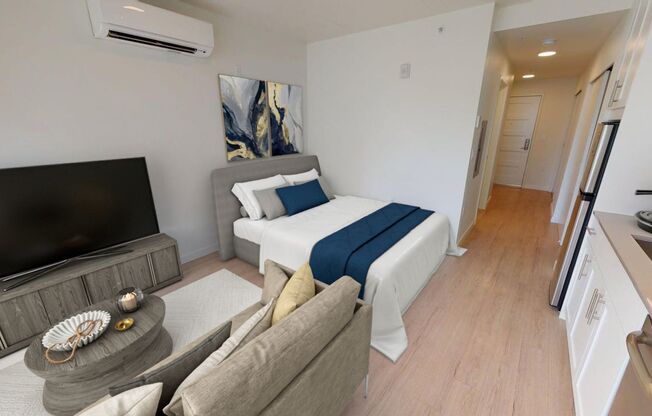 Studio, 1 bath, 370 sqft, $1,512, Unit 208