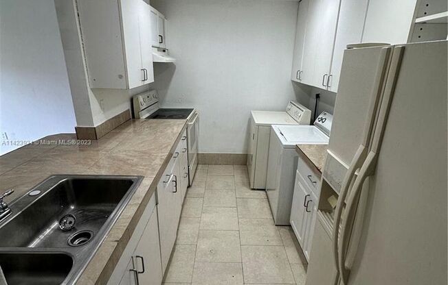 3 bedroom 1.5 bath townhome. Private fenced back yard,