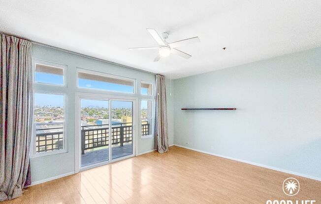 Beautiful Studio in North Park with Walk-In Closet, Private Balcony & In-Unit Laundry