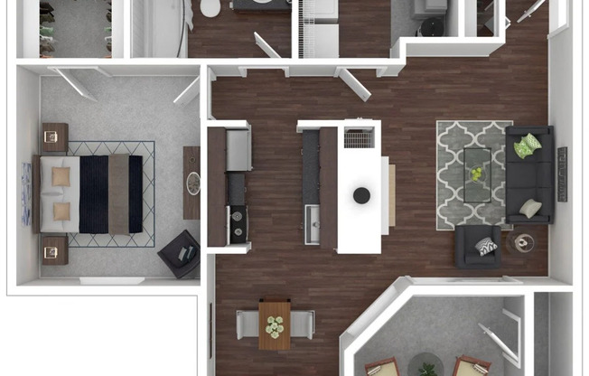 1 bed, 1 bath, 730 sqft, $1,373