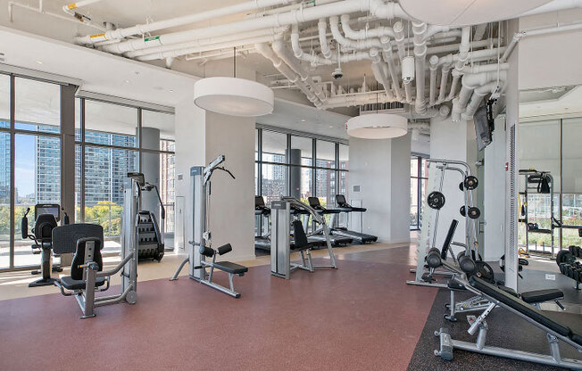 State-of-the-Art Fitness Center at 1001 South State, Chicago, Illinois