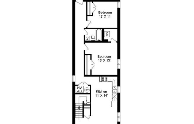2 beds, 1 bath, 1,050 sqft, $2,695, Unit 2320-G