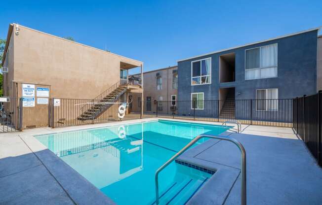 our apartments in a city have a swimming pool