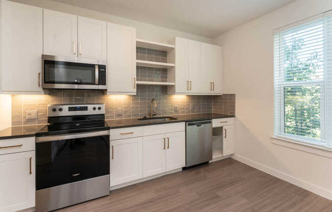 Kitchen with Stainless Steel Appliances