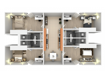 Studio, 1 bath, 300 sqft, $800