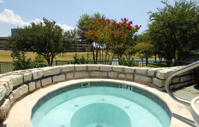 HEATED SPA WITH A VIEW IN IRVING, TEXAS