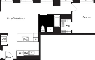 1 bed, 1 bath, $7,000, Unit 8B