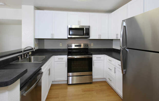 Kitchen with Stainless Steel Appliances