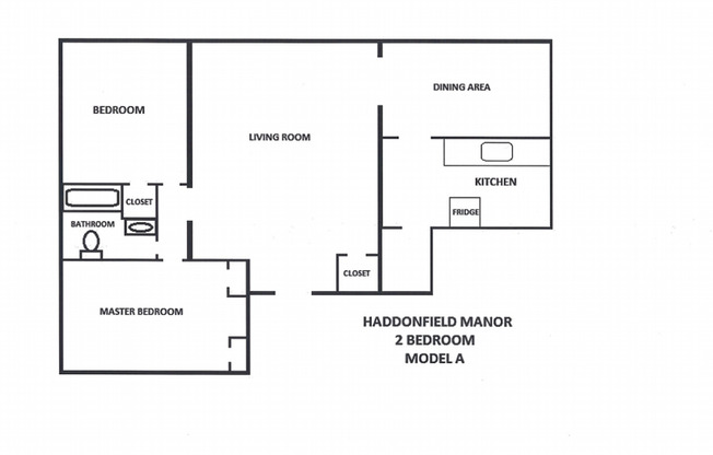 2 beds, 1 bath, 952 sqft, $1,585, Unit A400