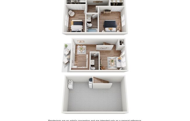 2 beds, 1.5 baths, 1,065 sqft, $1,445