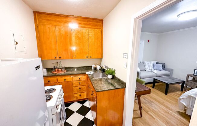 Studio, 1 bath, 365 sqft, $995, Unit 208