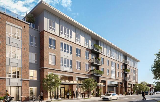 Modera Beaverton in Beaverton, OR, offers studio, 1-, 2-, and 3-bedroom apartment homes for rent.