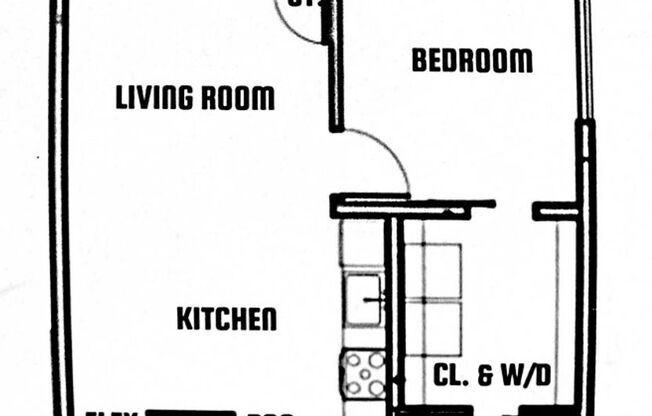 1 bed, 1 bath, $2,350, Unit # 302