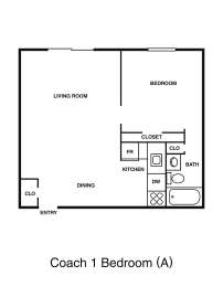 1 bed, 1 bath, 560 sqft, $2,150