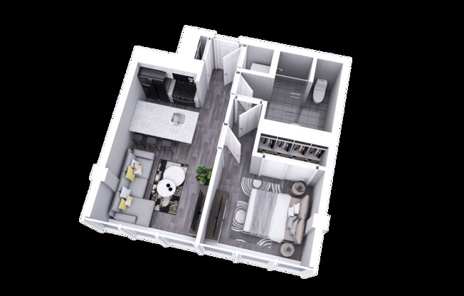 1 bed, 1 bath, 503 sqft, $1,320, Unit 501