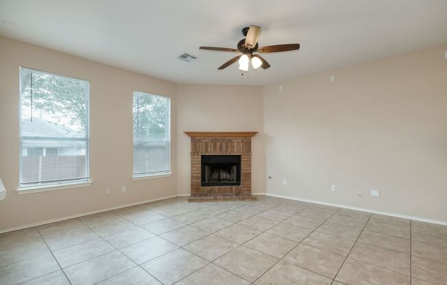 Spacious 3/2.5/2 with 2 living and dining in Silverado at Plum Creek!