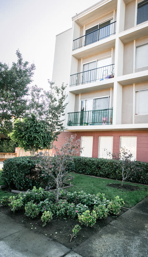 Elegant Exterior View at Three Crown Apartments, Alameda, CA