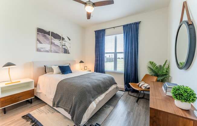 Bedroom With Plenty Of Natural Lights at Residences at 3000 Bardin Road, Texas, 75052