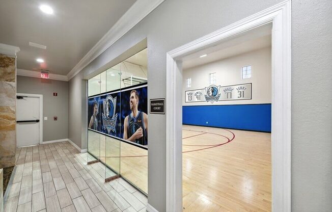Indoor sports court