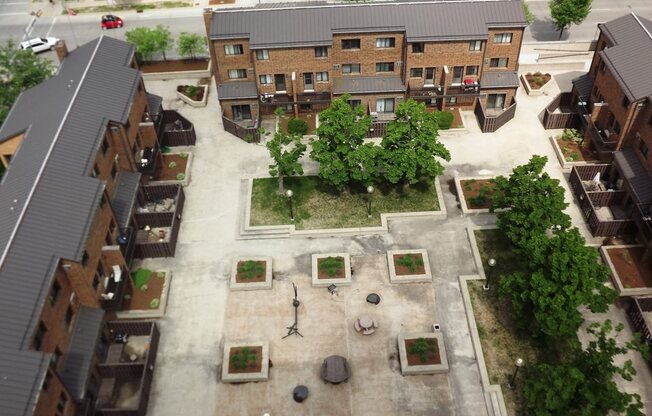 townhouse building view