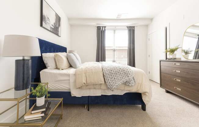 living room at The Whit Apartments, Indianapolis, IN, 46204