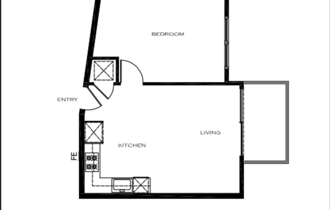 1 bed, 1 bath, 696 sqft, $2,795, Unit 609