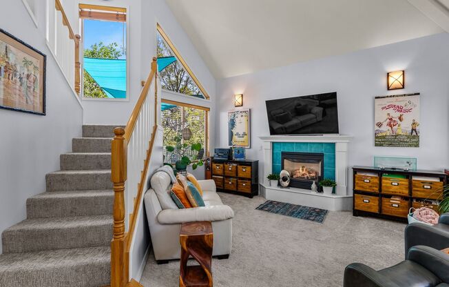 Beautiful bright home with large yard, finished basement + office!