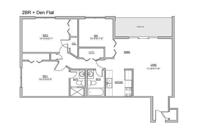 2 beds, 2 baths, 1,150 sqft, $1,300, Unit R07