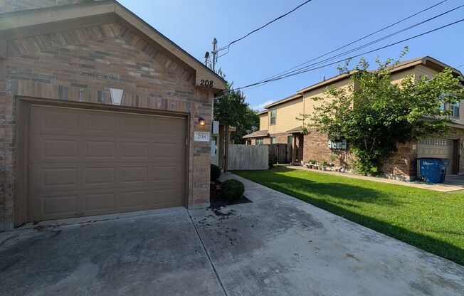 Stained Concrete Floors / No Carpet / Fridge / Covered Back Patio / CISD