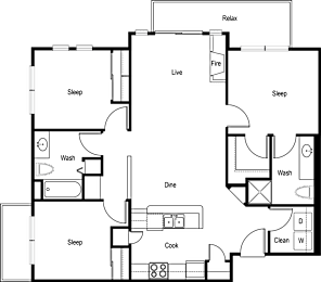 3 beds, 2 baths, 1,089 sqft, $2,943