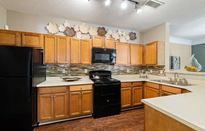 Spacious kitchen at Sugarloaf Crossing Apartments, Lawrenceville GA 30046