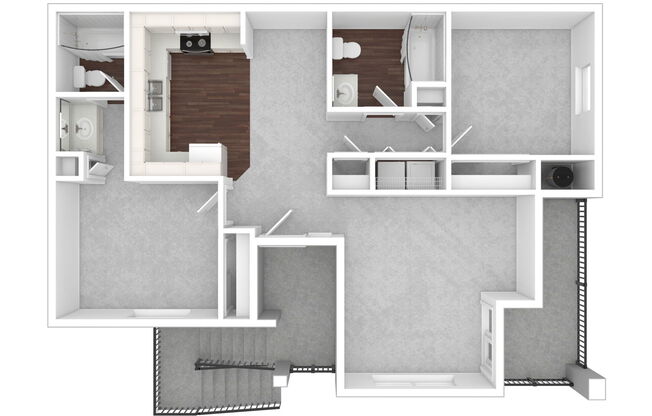 2 beds, 2 baths, 862 sqft, $1,899