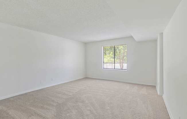 Spacious unfurnished living room with window at Vistas of Annandale, Annandale, Virginia