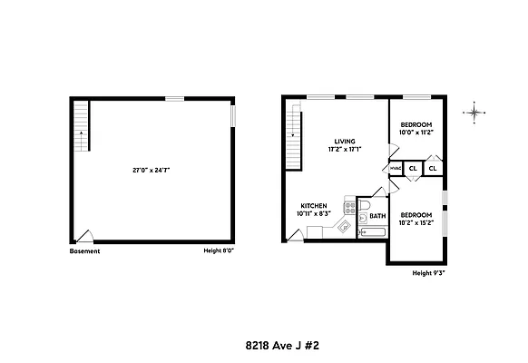 3 beds, 1 bath, $2,995