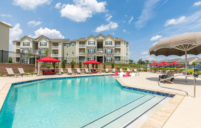 Poolside Cabana and Entertainment Area at Aventura at Maryland Oaks, St. Louis, MO