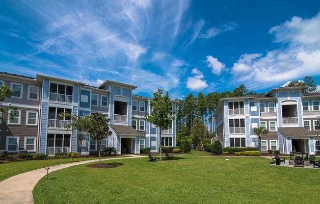 Exterior views of Latitude at the Commons in Myrtle Beach,  SC