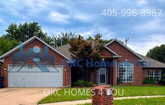 Special Short-Term Lease through May of 2025 - 4 Bedroom Home in Twin Oaks Addition, Edmond!