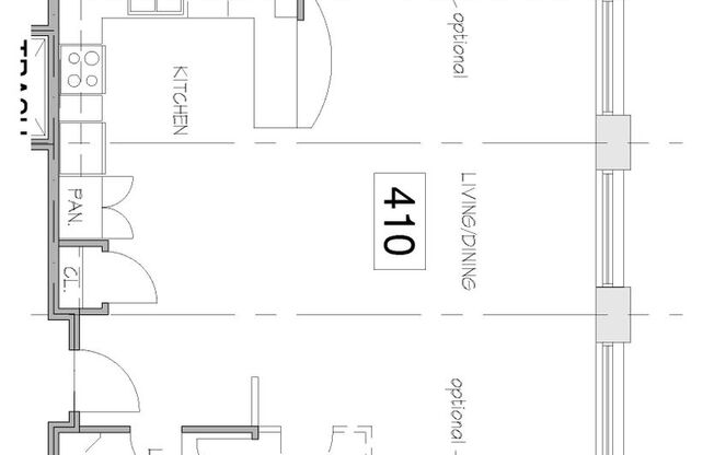 2 beds, 2 baths, 1,066 sqft, $2,345, Unit 410