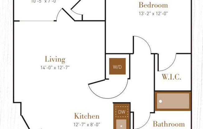 1 bed, 1 bath, 731 sqft, $1,436