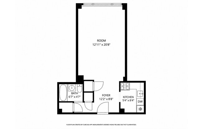 Studio, 1 bath, $3,500, Unit 5E